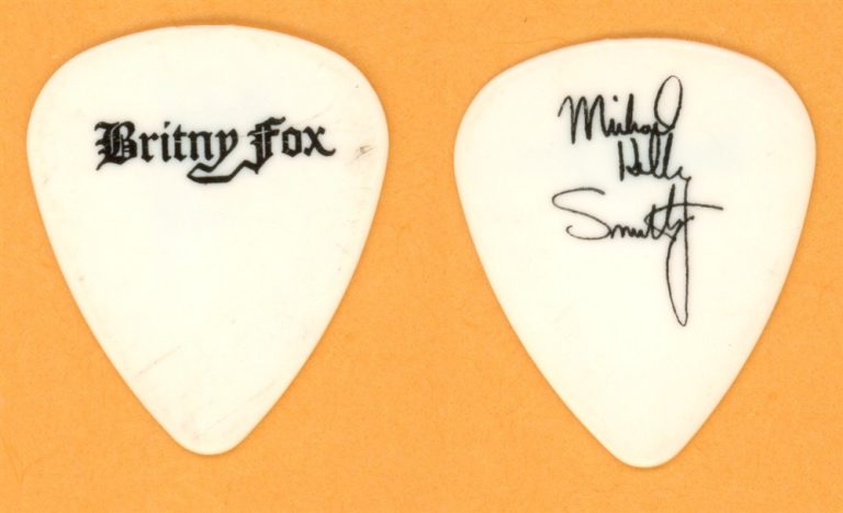 Britny Fox Michael Kelly Smith Vintage Guitar Pick - 1988 Tour
