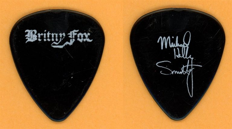 Britny Fox Michael Kelly Smith Vintage Guitar Pick - 1988 Tour