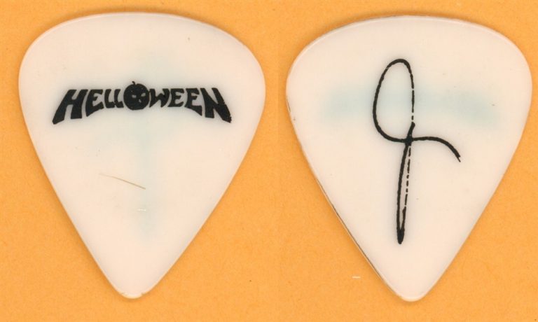 Helloween Michael Weikie Weikath Vintage Tour Guitar Pick