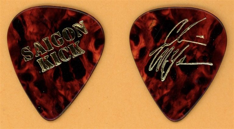 Saigon Kick Chris McLernon Vintage Guitar Pick - 1991 US Tour