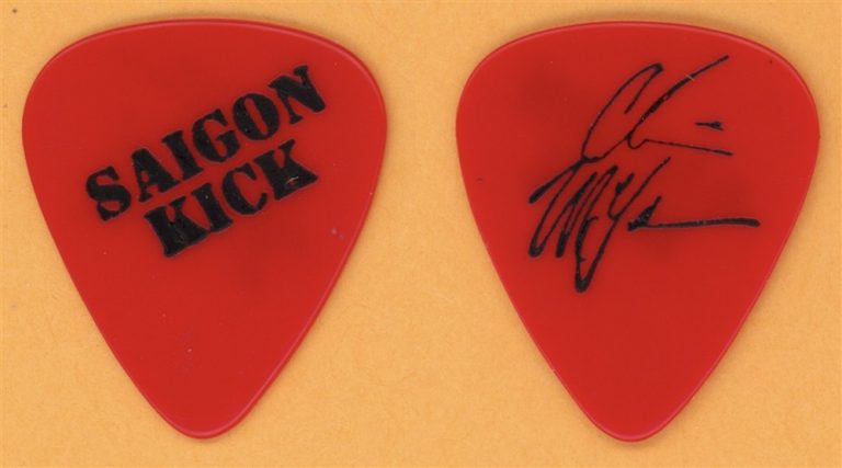 Saigon Kick Chris McLernon Vintage Guitar Pick - 1991 US Tour
