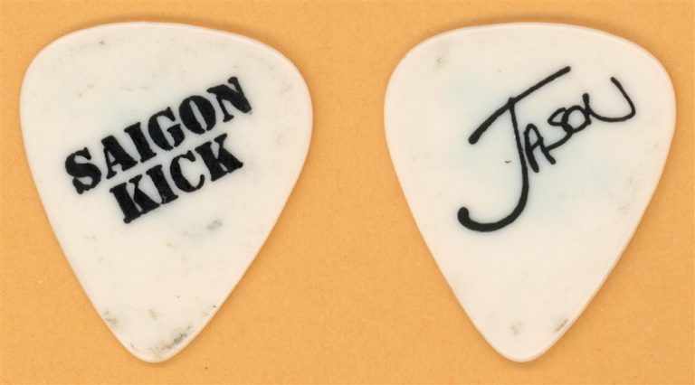 Saigon Kick Jason Bieler Vintage Guitar Pick - 1991 US Tour