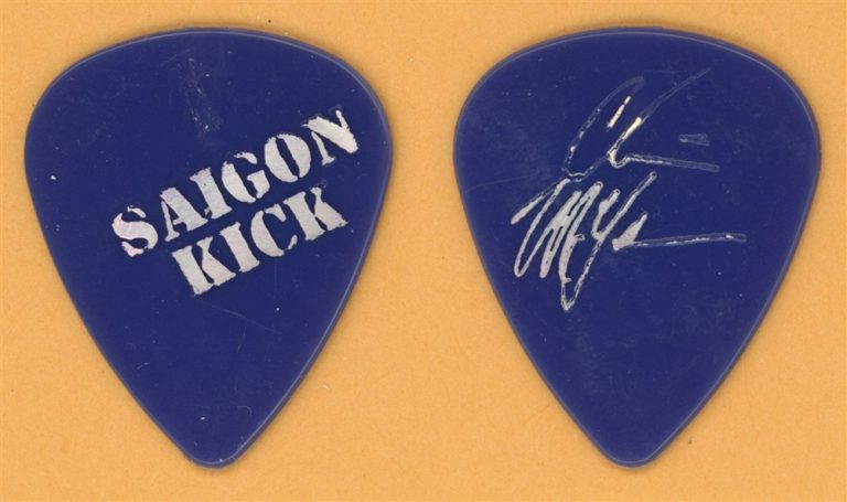 Saigon Kick Chris McLernon Vintage Guitar Pick - 1991 US Tour