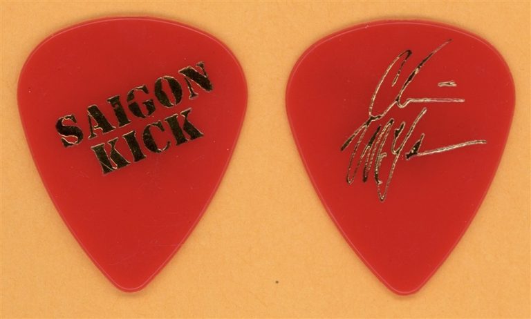 Saigon Kick Chris McLernon Vintage Guitar Pick - 1991 US Tour