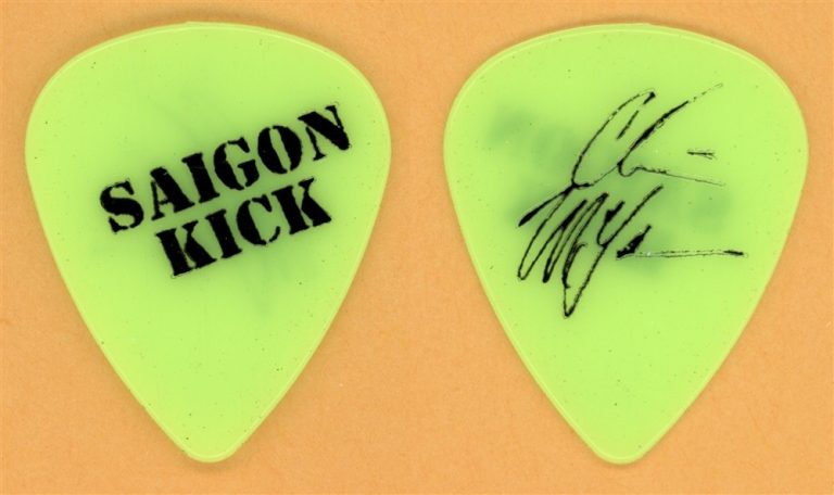 Saigon Kick Chris McLernon Vintage Guitar Pick - 1991 US Tour