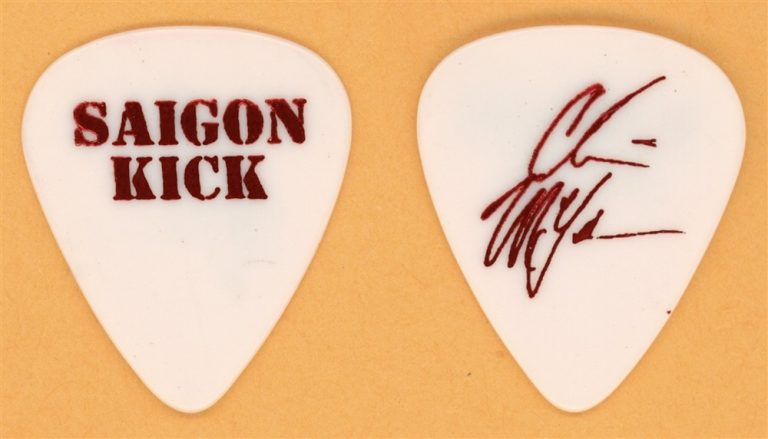 Saigon Kick Chris McLernon Vintage Guitar Pick - 1992 The Lizard Tour