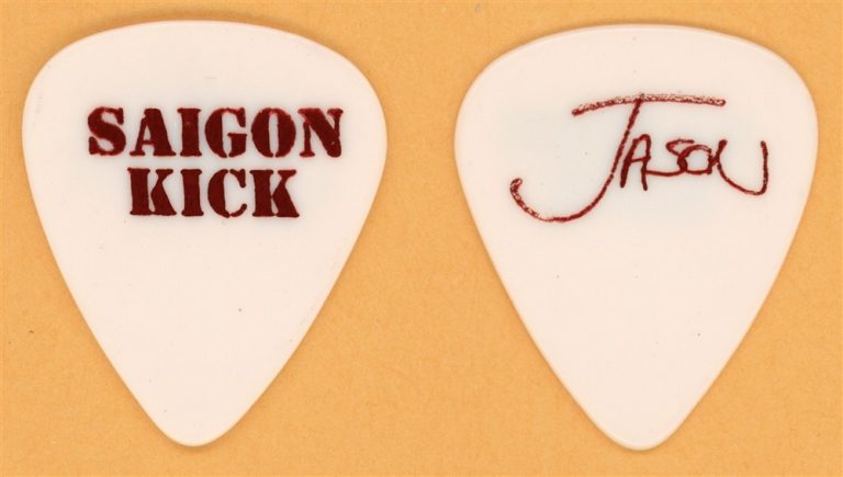Saigon Kick Jason Bieler Vintage Guitar Pick - 1992 The Lizard Tour
