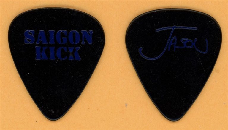 Saigon Kick Jason Bieler Vintage Guitar Pick - 1992 The Lizard Tour