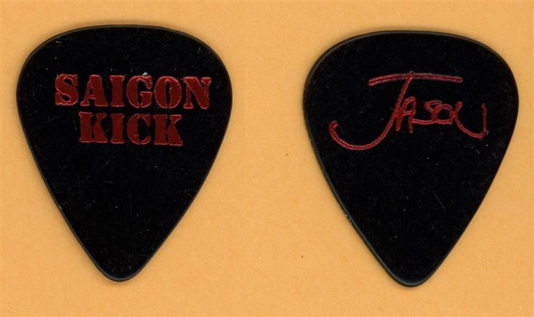 Saigon Kick Jason Bieler Vintage Guitar Pick - 1992 The Lizard Tour