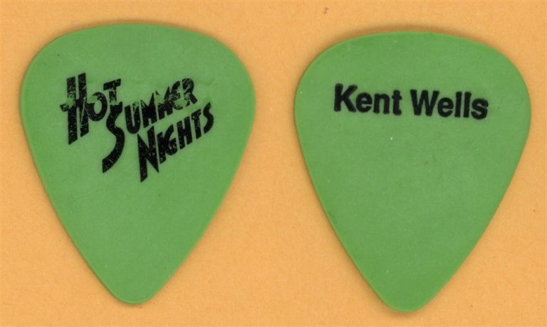 Oak Ridge Boys Kent Wells Vintage Tour Guitar Pick - Hot Summer Nights