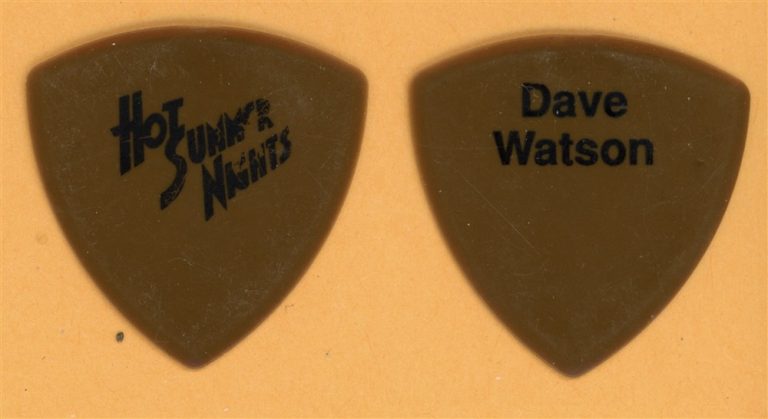 Oak Ridge Boys Dave Watson Vintage Tour Guitar Pick - Hot Summer Nights