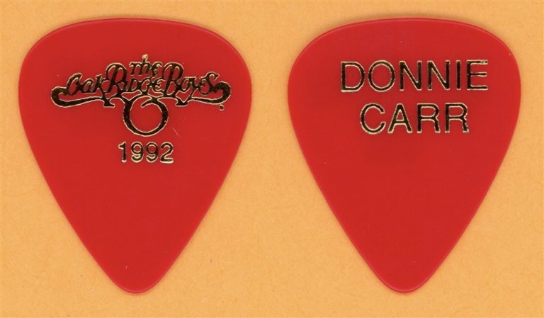 Oak Ridge Boys Donnie Carr Vintage Tour Guitar Pick - 1992