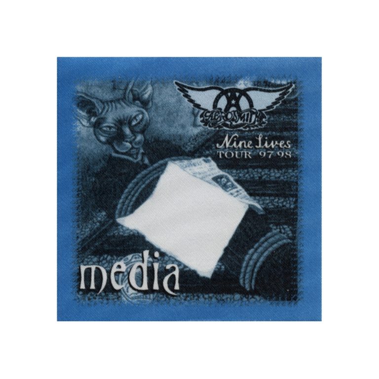 Aerosmith 1997 Nine Lives Concert Tour Media Backstage Pass