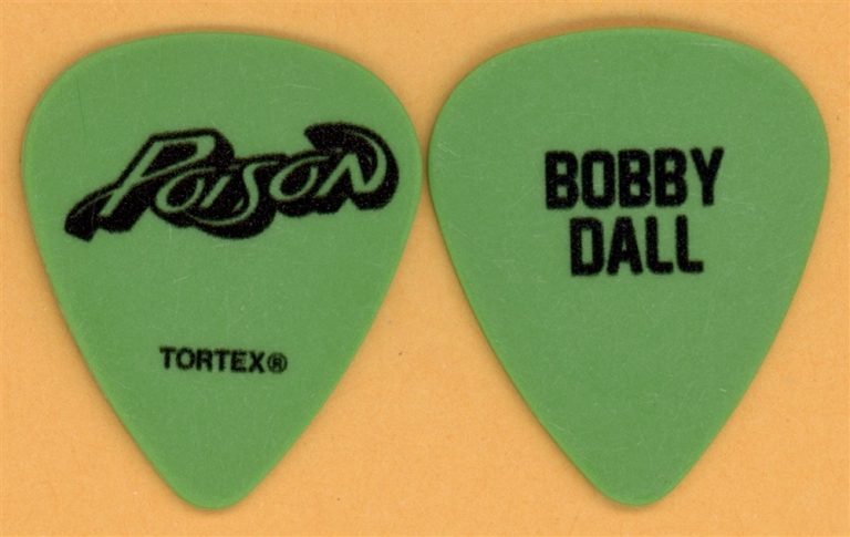 Poison Bobby Dall Vintage Guitar Pick - 2022 Stadum Tour