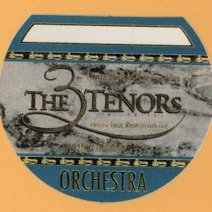 3 Tenors 1998 Luciano Pavarotti Concert Tour ORCHESTRA Backstage Pass