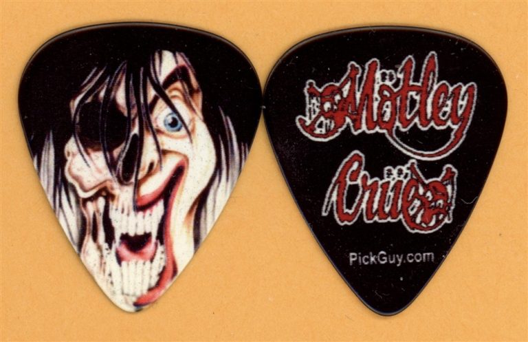 Motley Crue Nikki Sixx Allister Fiend Vintage Guitar Pick - 2009 US Tour