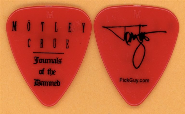 Motley Crue Tommy Lee Vintage Guitar Pick - 2009 Journals of the Damned Tour