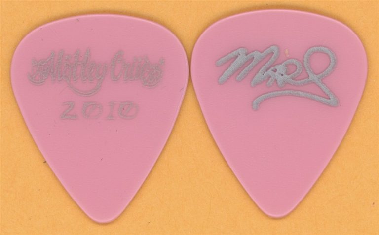 Motley Crue Mick Mars Vintage Guitar Pick - 2010 Dr. Feelgood 20th Tour