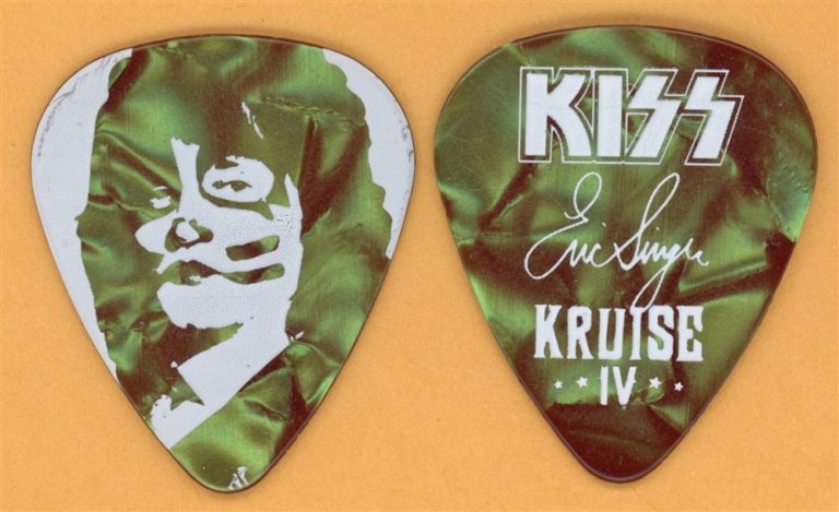 KISS Eric Singer Vintage Guitar Pick - 2014 Kruise IV Tour