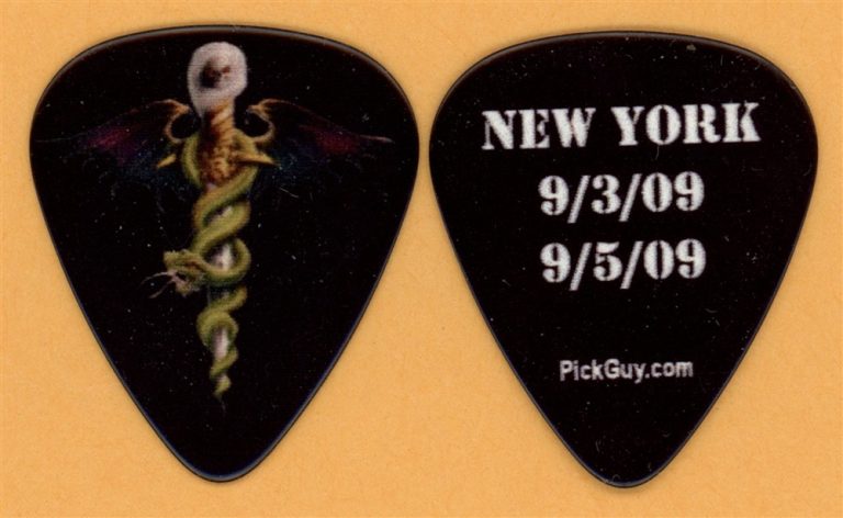 Motley Crue New York Vintage Guitar Pick - 2009 CrueFest Tour