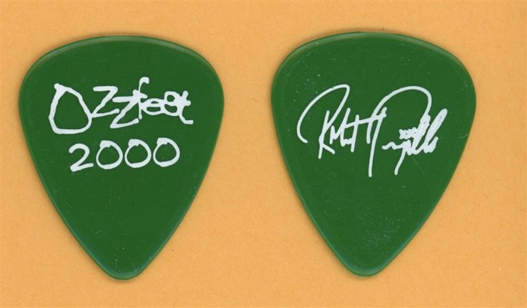 Ozzy Osbourne Robert Trujillo Metallica Vintage Guitar Pick - 2000 Ozzfest Tour
