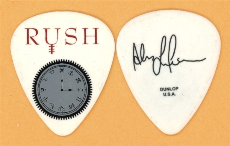 Rush Alex Lifeson Vintage Guitar Pick - 2010 Time Machine Tour