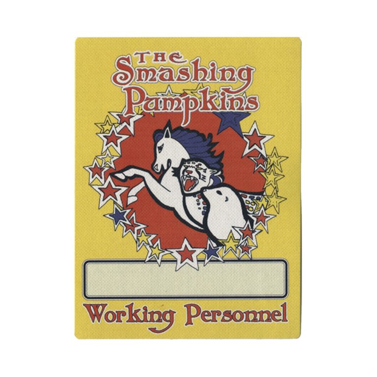 Smashing Pumpkins 2010 Teargarden Concert Tour Working Backstage Pass