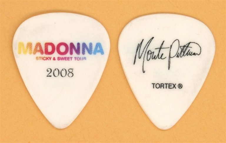 Madonna Monte Pittman Vintage Guitar Pick - 2008 Sweet and Sticky Tour