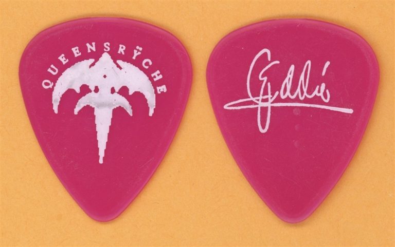Queensryche Eddie Jackson Vintage Guitar Pick - 1994 Promised Land Tour