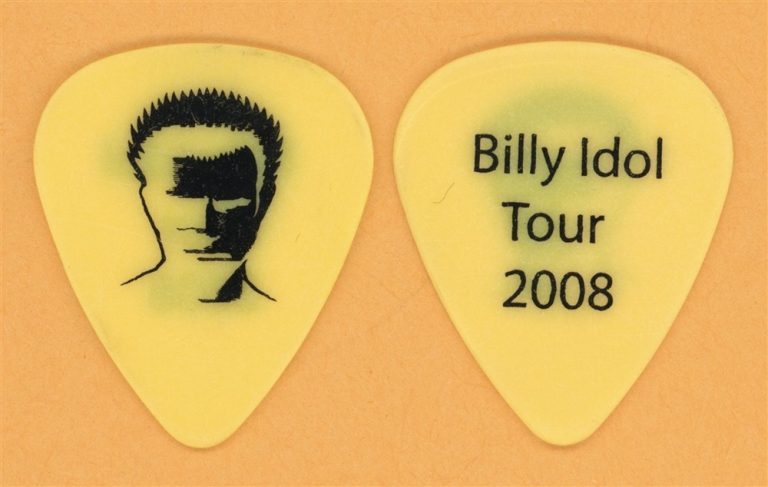 Billy Idol Vintage Guitar Pick - 2008 Tour