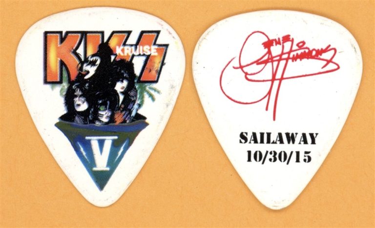 KISS Gene Simmons SAILAWAY Vintage Guitar Pick - 2015 KRUISE V Tour