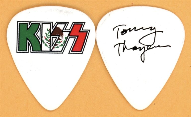 KISS Tommy Thayer Mexico Vintage Guitar Pick - 2014 Heaven and Hell Tour