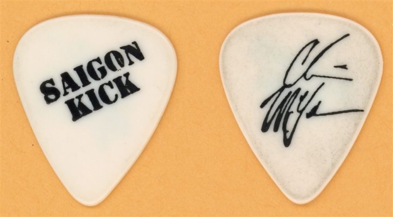 Saigon Kick Chris McLernon Vintage Guitar Pick - 1991 US Tour
