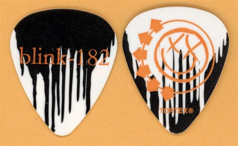 Blink 182 Tom DeLonge Vintage Guitar Pick - 2011 Neighborhoods Tour