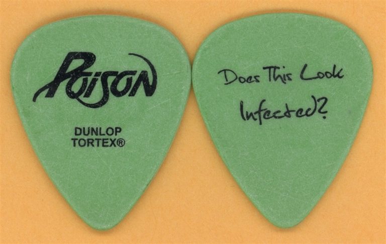 Poison Tech Crew Vintage Guitar Pick - 2011 25th Anniversary Tour