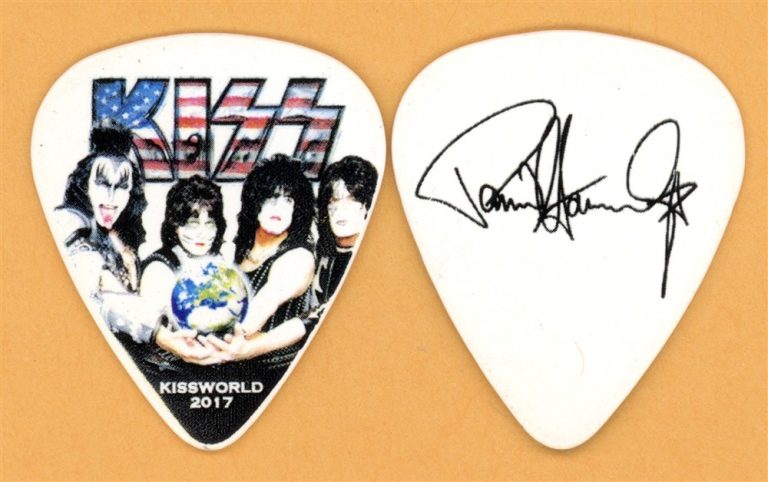 KISS Paul Stanley Vintage Guitar Pick - 2017 KISSWORLD USA Tour