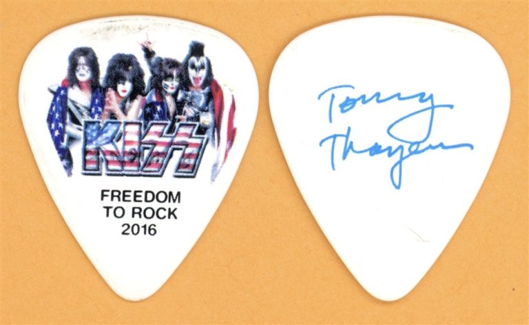 KISS Tommy Thayer Vintage Guitar Pick - 2016 Freedom to Rock Tour