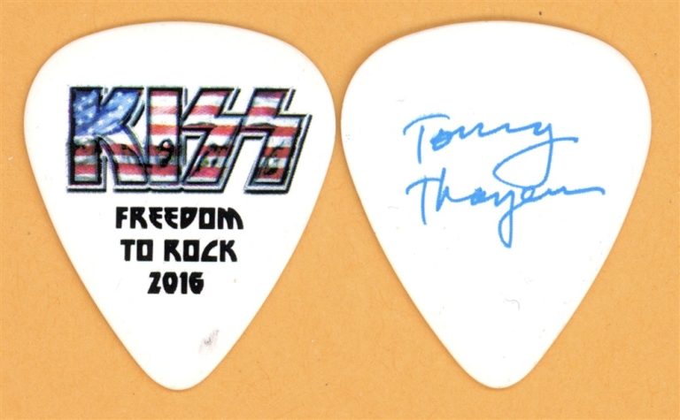 KISS Tommy Thayer Vintage Guitar Pick - 2016 Freedom to Rock Tour
