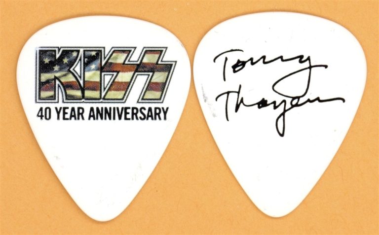KISS Tommy Thayer Vintage Guitar Pick - 2014 40th Anniversary Tour
