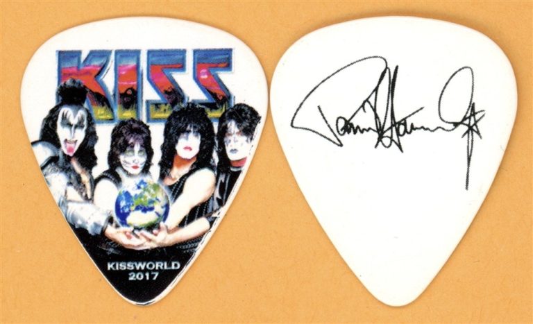 KISS Paul Stanley Germany Flag Vintage Guitar Pick - 2017 KISSWORLD Tour