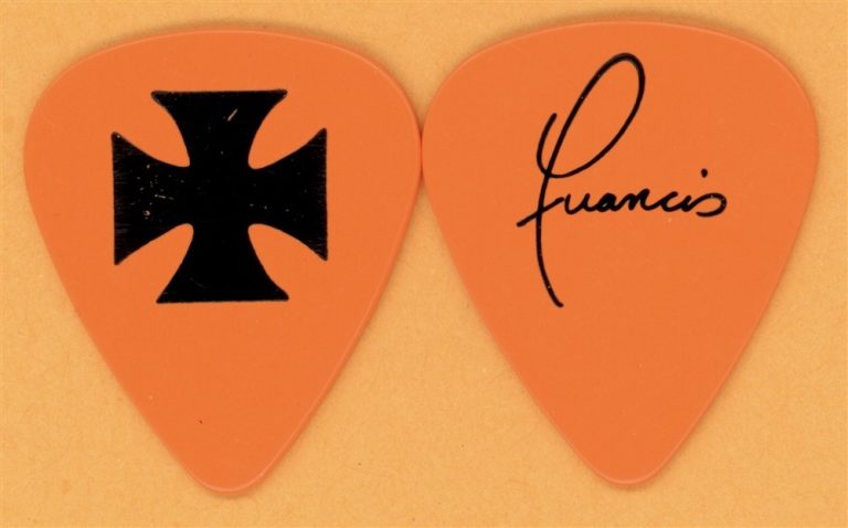 KISS Francis Iron Cross Vintage Guitar Pick - 2006 Rising Sun Tour