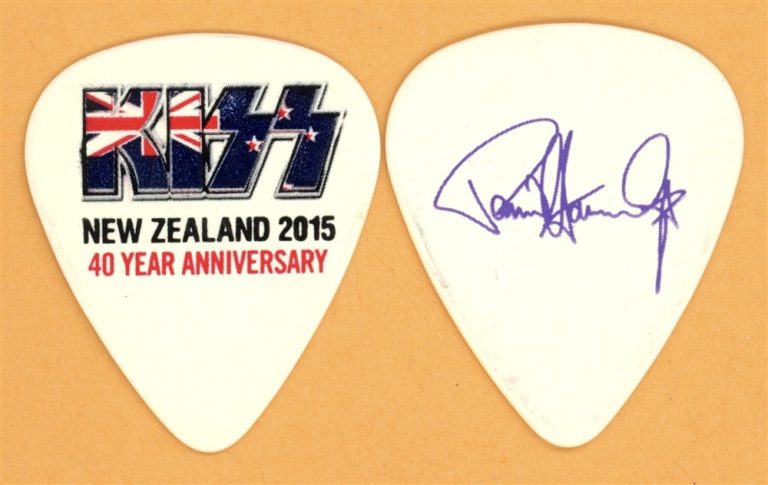 KISS Paul Stanley Vintage Guitar Pick - 2015 40th Anniversary New Zealand Tour