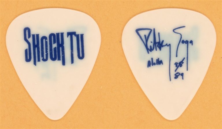 Shock Tu Rikki Soga Vintage Guitar Pick - 1991 US Tour