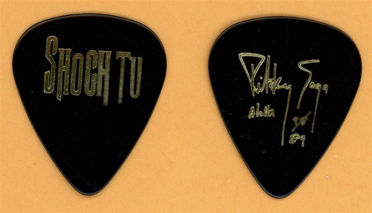Shock Tu Rikki Soga Vintage Guitar Pick - 1991 US Tour
