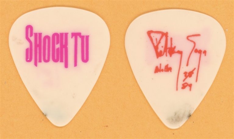 Shock Tu Rikki Soga Vintage Guitar Pick - 1991 US Tour