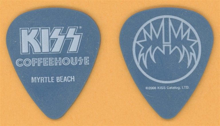 KISS Tommy Thayer Vintage Tour Guitar Pick - 2007 Coffeehouse
