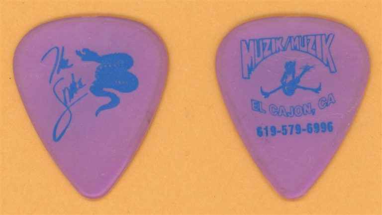 Skid Row Dave Snake Sabo Vintage Guitar Pick - 1989 Skid Row Tour