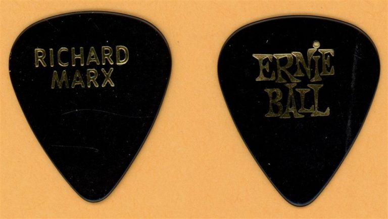 Richard Marx 1st Custom Vintage Guitar Pick - 1987 US Tour