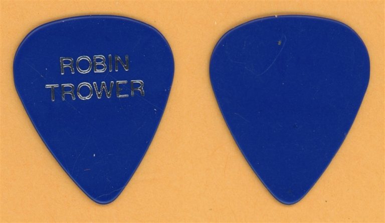 Robin Trower Vintage Guitar Pick - 1987 Passion Tour