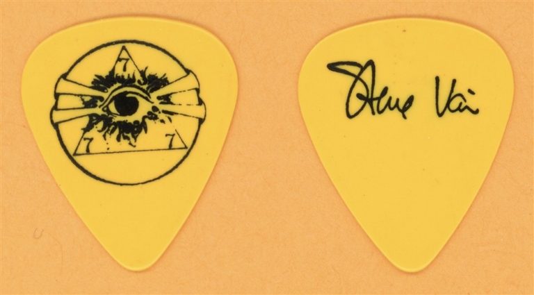 Steve Vai David Lee Roth Vintage Guitar Pick - 1988 Skyscraper Tour